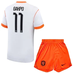 Nederlands Elftal Uitshirt WK 2026 Kind - Cody Gakpo #11 Voetbalset