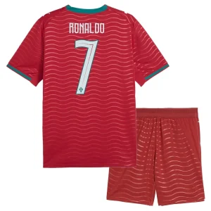 Portugal Thuisshirt WK 2026 Kinderen - Cristiano Ronaldo #7 - Voetbalshirt + Shorts Set