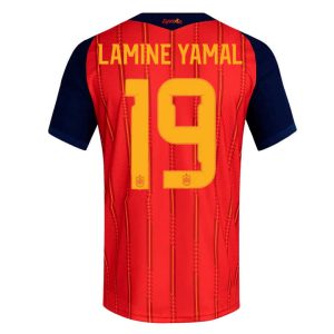 Spanje Thuisshirt WK 2026 Lamine Yamal #19 - Voetbalshirt Heren