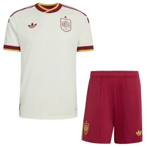 Spanje Uittenue WK 2026 Kinderen - Voetbalshirt Korte Mouwen