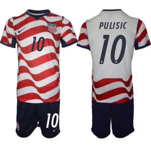 Verenigde Staten Thuisshirt WK 2026 Heren - Christian Pulisic #10 Tenue (Shirt + Shorts)