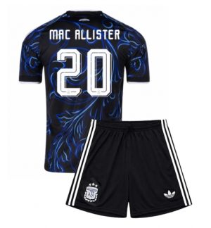 Argentinië Alexis Mac Allister #20 Uit tenue Kids WK 2026 Voetbalshirt Shorts Set