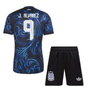 Argentinië Julian Alvarez #9 Uit tenue Kids WK 2026 Voetbalshirt Shorts Set
