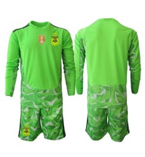 Argentinië Keeper Uit tenue Kids WK 2026 Lange Mouwen (+ broek)