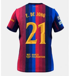 Barcelona Frenkie de Jong #21 Thuis tenue 2026-27 Voetbalshirt Heren