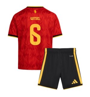 België Axel Witsel #6 Thuis tenue Kids WK 2026 Voetbalshirt + Shorts Set