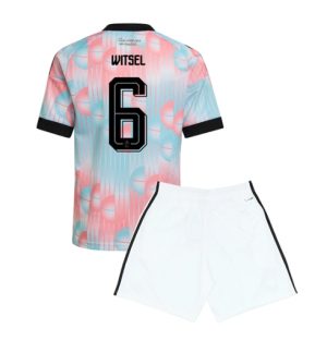 België Axel Witsel #6 Uit tenue Kids WK 2026 Voetbalshirt + Shorts Set