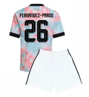 België Matias Fernandez-Pardo #26 Uit tenue Kids WK 2026 Voetbalshirt + Shorts Set