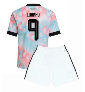 België Romelu Lukaku #9 Uit tenue Kids WK 2026 Voetbalshirt + Shorts Set