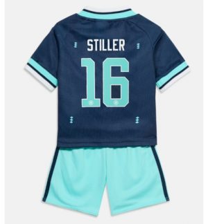 Duitsland Angelo Stiller #16 Uit tenue Kids WK 2026 Voetbalshirt Shorts Set Duitsland Angelo Stiller #16 Uit tenue Kids WK 2026 Voetbalshirt Shorts Set