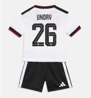 Duitsland Deniz Undav #26 Thuis tenue Kids WK 2026 Voetbalshirt Shorts Set Duitsland Deniz Undav #26 Thuis tenue Kids WK 2026 Voetbalshirt Shorts Set