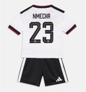 Duitsland Felix Nmecha #23 Thuis tenue Kids WK 2026 Voetbalshirt Shorts Set Duitsland Felix Nmecha #23 Thuis tenue Kids WK 2026 Voetbalshirt Shorts Set
