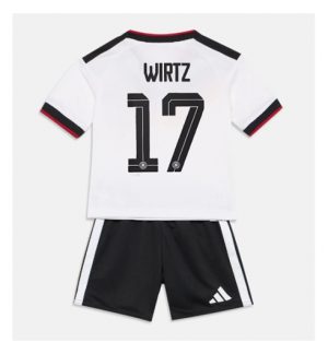 Duitsland Florian Wirtz #17 Thuis tenue Kids WK 2026 Voetbalshirt Shorts Set Duitsland Florian Wirtz #17 Thuis tenue Kids WK 2026 Voetbalshirt Shorts Set