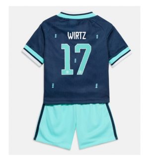 Duitsland Florian Wirtz #17 Uit tenue Kids WK 2026 Voetbalshirt Shorts Set Duitsland Florian Wirtz #17 Uit tenue Kids WK 2026 Voetbalshirt Shorts Set