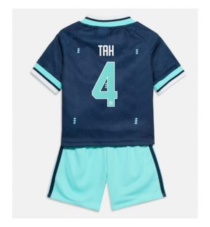 Duitsland Jonathan Tah #4 Uit tenue Kids WK 2026 Voetbalshirt Shorts Set Duitsland Jonathan Tah #4 Uit tenue Kids WK 2026 Voetbalshirt Shorts Set