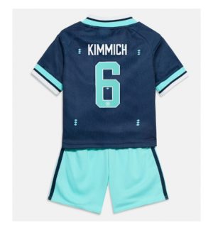 Duitsland Joshua Kimmich #6 Uit tenue Kids WK 2026 Voetbalshirt Shorts Set Duitsland Joshua Kimmich #6 Uit tenue Kids WK 2026 Voetbalshirt Shorts Set