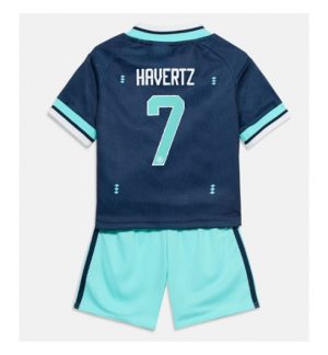 Duitsland Kai Havertz #7 Uit tenue Kids WK 2026 Voetbalshirt Shorts Set Duitsland Kai Havertz #7 Uit tenue Kids WK 2026 Voetbalshirt Shorts Set