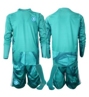 Duitsland Keeper Thuis tenue Kids WK 2026 Lange Mouwen Voetbalshirt (+ broek) Duitsland Keeper Thuis tenue Kids WK 2026 Lange Mouwen Voetbalshirt (+ broek)