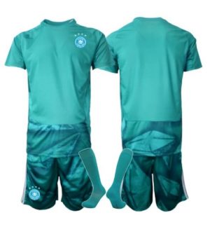 Duitsland Keeper Thuis tenue Kids WK 2026 Voetbalshirt Shorts Set Duitsland Keeper Thuis tenue Kids WK 2026 Voetbalshirt Shorts Set