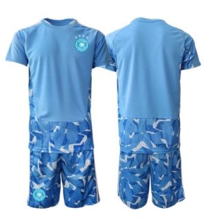 Duitsland Keeper Uit tenue Kids WK 2026 Voetbalshirt Shorts Set Duitsland Keeper Uit tenue Kids WK 2026 Voetbalshirt Shorts Set