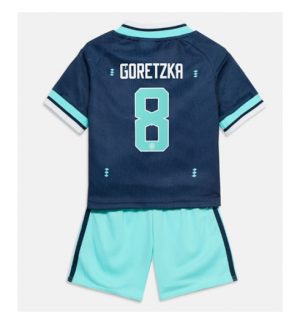 Duitsland Leon Goretzka #8 Uit tenue Kids WK 2026 Voetbalshirt Shorts Set