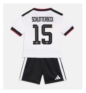 Duitsland Nico Schlotterbeck #15 Thuis tenue Kids WK 2026 Voetbalshirt Shorts Set Duitsland Nico Schlotterbeck #15 Thuis tenue Kids WK 2026 Voetbalshirt Shorts Set