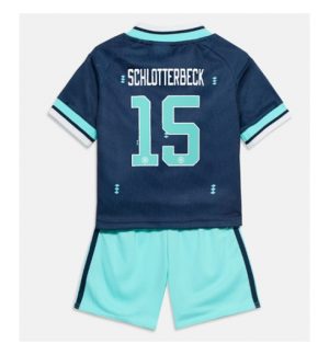 Duitsland Nico Schlotterbeck #15 Uit tenue Kids WK 2026 Voetbalshirt Shorts Set Duitsland Nico Schlotterbeck #15 Uit tenue Kids WK 2026 Voetbalshirt Shorts Set