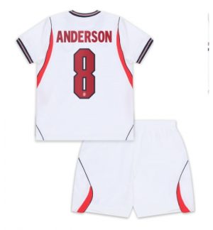 Engeland Elliot Anderson #8 Thuis tenue Kids WK 2026 Voetbalshirt Shorts Set