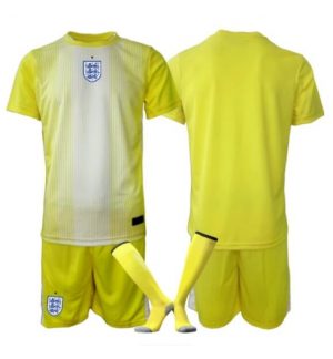 Engeland Keeper Uit tenue Kids WK 2026 Voetbalshirt Shorts Set Engeland Keeper Uit tenue Kids WK 2026 Voetbalshirt Shorts Set