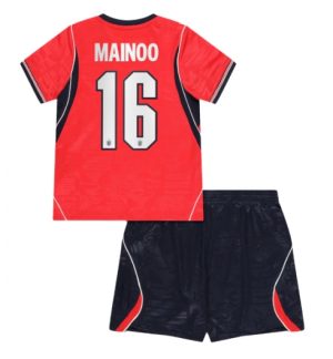 Engeland Kobbie Mainoo #16 Uit tenue Kids WK 2026 Voetbalshirt Shorts Set