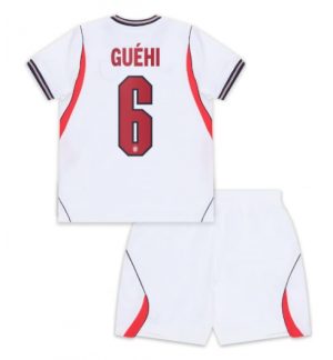 Engeland Marc Guehi #6 Thuis tenue Kids WK 2026 Voetbalshirt Shorts Set
