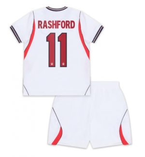 Engeland Marcus Rashford #11 Thuis tenue Kids WK 2026 Voetbalshirt Shorts Set Engeland Marcus Rashford #11 Thuis tenue Kids WK 2026 Voetbalshirt Shorts Set