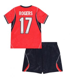 Engeland Morgan Rogers #17 Uit tenue Kids WK 2026 Voetbalshirt Shorts Set