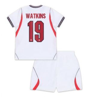 Engeland Ollie Watkins #19 Thuis tenue Kids WK 2026 Voetbalshirt Shorts Set Engeland Ollie Watkins #19 Thuis tenue Kids WK 2026 Voetbalshirt Shorts Set