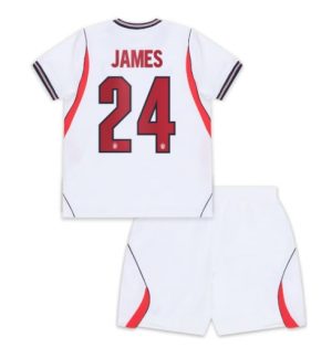 Engeland Reece James #24 Thuis tenue Kids WK 2026 Voetbalshirt Shorts Set