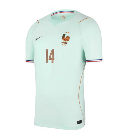 Frankrijk Adrien Rabiot #14 Uit tenue WK 2026 Voetbalshirt Heren 2 Frankrijk Adrien Rabiot #14 Uit tenue WK 2026 Voetbalshirt Heren 2