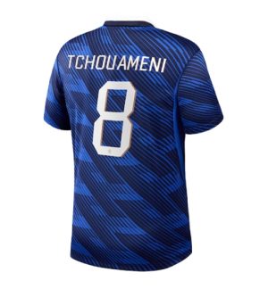 Frankrijk Aurelien Tchouameni #8 Thuis tenue WK 2026 Voetbalshirt Heren Frankrijk Aurelien Tchouameni #8 Thuis tenue WK 2026 Voetbalshirt Heren