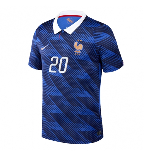 Frankrijk Desire Doue #20 Thuis tenue WK 2026 Voetbalshirt Heren 2 Frankrijk Desire Doue #20 Thuis tenue WK 2026 Voetbalshirt Heren 2
