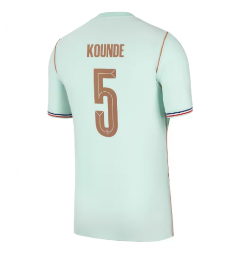 Frankrijk Jules Kounde #5 Uit tenue WK 2026 Voetbalshirt Heren Frankrijk Jules Kounde #5 Uit tenue WK 2026 Voetbalshirt Heren