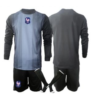 Frankrijk Keeper Thuis tenue Kids WK 2026 Lange Mouwen (+ broek) Frankrijk Keeper Thuis tenue Kids WK 2026 Lange Mouwen (+ broek)