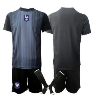 Frankrijk Keeper Thuis tenue Kids WK 2026 Voetbalshirt + Shorts Set Frankrijk Keeper Thuis tenue Kids WK 2026 Voetbalshirt + Shorts Set