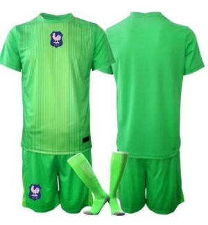 Frankrijk Keeper Uit tenue Kids WK 2026 Voetbalshirt + Shorts Set Frankrijk Keeper Uit tenue Kids WK 2026 Voetbalshirt + Shorts Set