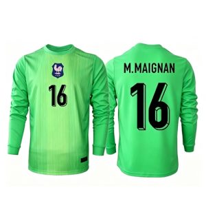 Frankrijk Mike Maignan #16 Keeper Uit tenue WK 2026 Lange Mouwen Voetbalshirt