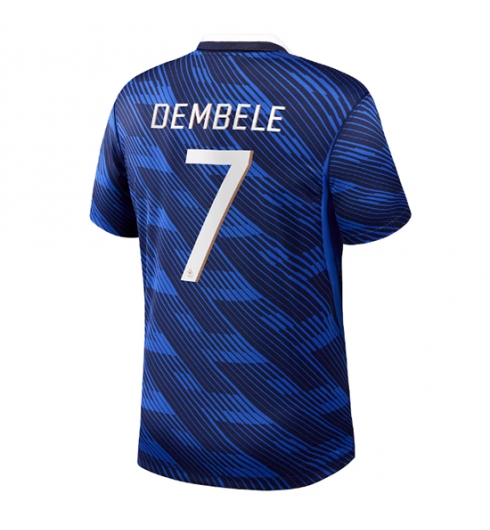 Frankrijk Ousmane Dembele #7 Thuis tenue WK 2026 Voetbalshirt Heren Frankrijk Ousmane Dembele #7 Thuis tenue WK 2026 Voetbalshirt Heren