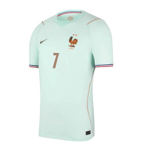 Frankrijk Ousmane Dembele #7 Uit tenue WK 2026 Voetbalshirt Heren 2 Frankrijk Ousmane Dembele #7 Uit tenue WK 2026 Voetbalshirt Heren 2