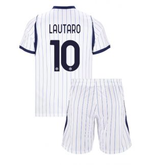 Inter Milan Lautaro Martinez #10 Uit tenue Kids 2026-27 Voetbalshirt Shorts Set