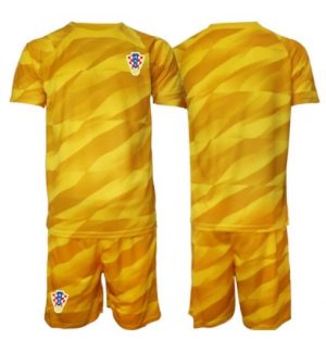 Kroatië Keeper Thuis tenue Kids WK 2026 Voetbalshirt Shorts Set Kroatië Keeper Thuis tenue Kids WK 2026 Voetbalshirt Shorts Set