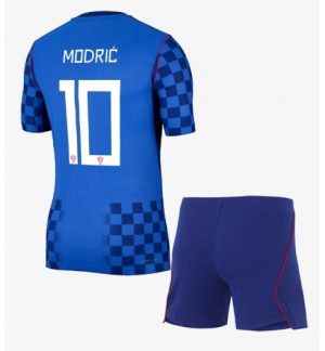 Kroatië Luka Modric #10 Uit tenue Kids WK 2026 Voetbalshirt Shorts Set Kroatië Luka Modric #10 Uit tenue Kids WK 2026 Voetbalshirt Shorts Set