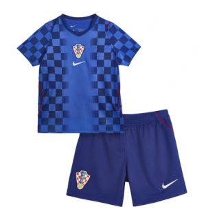 Kroatië Uit tenue Kids WK 2026 Voetbalshirt Shorts Set Kroatië Uit tenue Kids WK 2026 Voetbalshirt Shorts Set