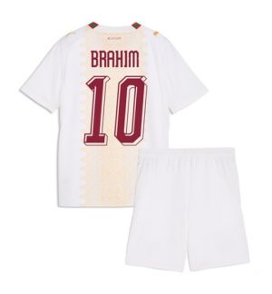 Marokko Brahim Diaz #10 Uit tenue Kids WK 2026 Voetbalshirt Shorts Set